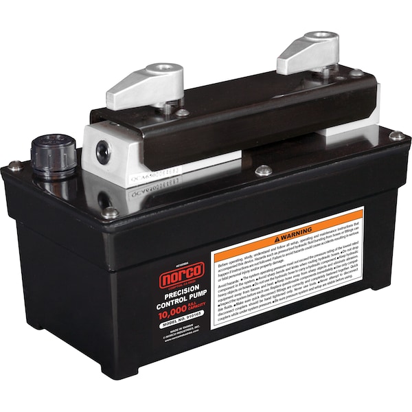 Norco Professional Lifting Equipment Air/Hyd 10,000 P.S.I. Pump With Hand-Operated Controls 910165 - main